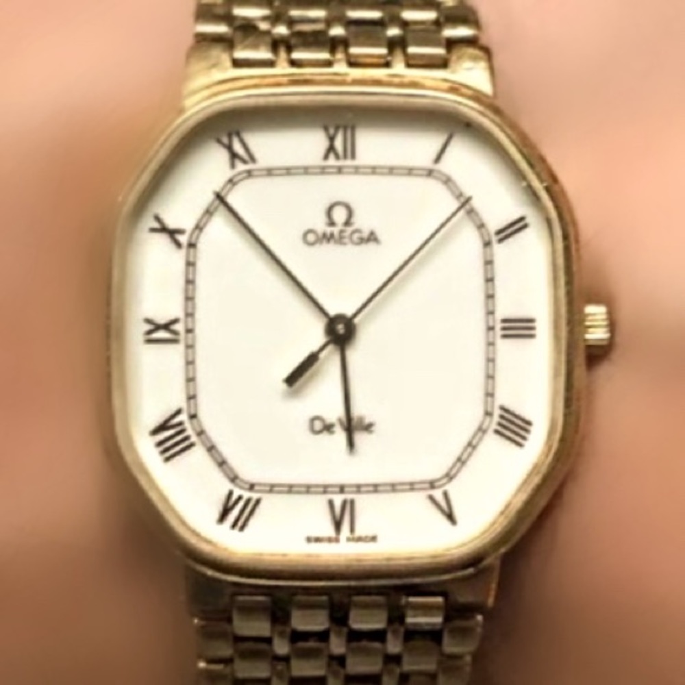 RARE Omega De Ville Gold Watch VINTAGE